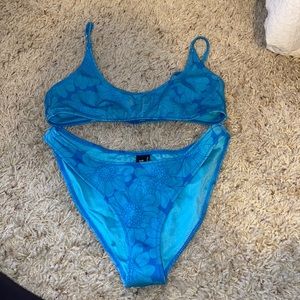 Blue Triangl Bikini